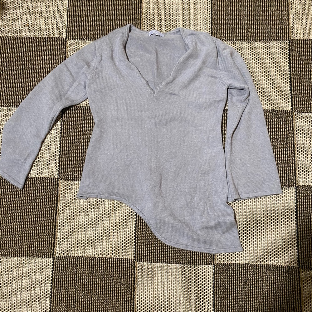 Hanifa Asymmetrical Oversized Sweater